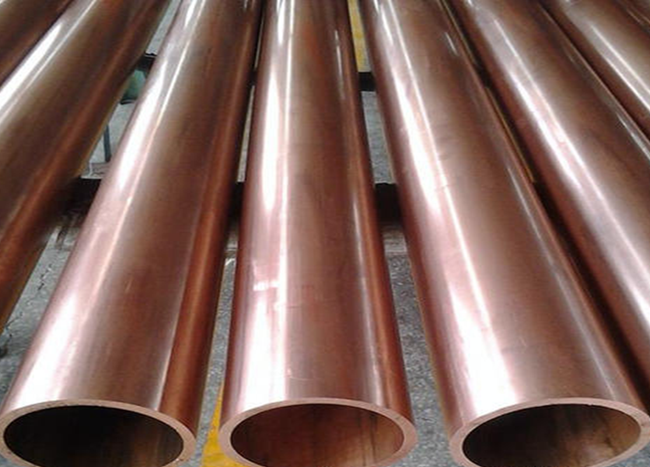 Red straight seamless copper tube