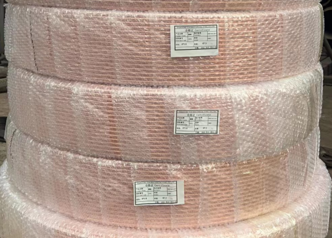 Temper soft annealed coiled copper pipe